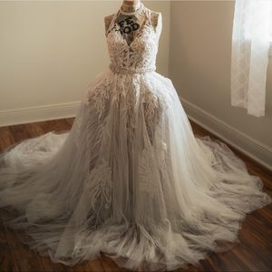 Beautiful Boho Whimsical Fairytale Wedding Dress